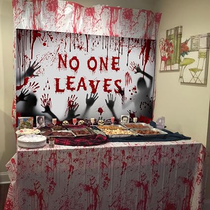 Halloween Bloody Party Banner